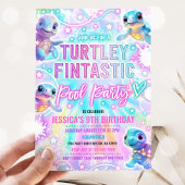 レインボータートルザシープールバースデーパーティー 招待状