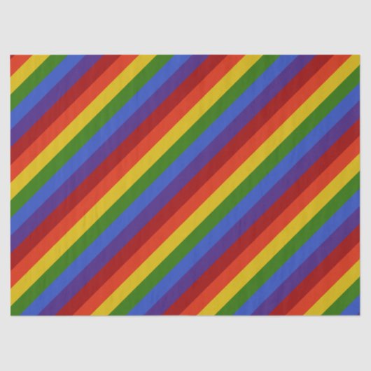 レインボーダイアゴクラシックルストライプレトロ 薄葉紙 (正面)