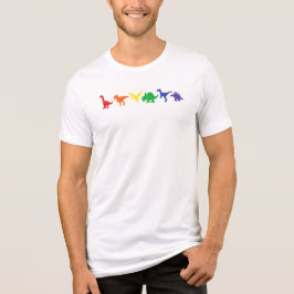 レインボーダイナソープライドシャツ: LGBTディノT-Rex Tシャツ