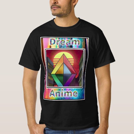 レインボーダイヤモンドドリームアニメ Tシャツ (正面)