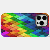 レインボーダイヤモンド幾何学模様 Case-Mate iPhoneケース (裏面 (横))