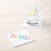 レインボーダイヤモンド紙コースター ペーパーコースター (インサイチュ)