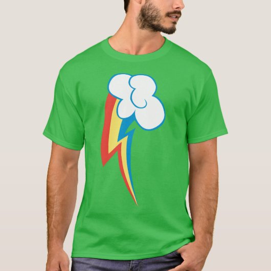 レインボーダッシュ カットマーの女の子 Tシャツ (正面)