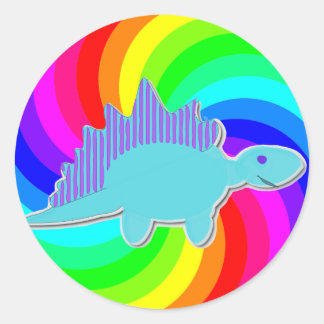 レインボーダノーブルーSTEGOSAURUS ラウンドシール