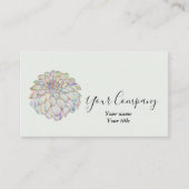 レインボーダリアビジネスカード 名刺 (正面)