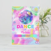 レインボーダンスディスコパーティーネオングロー 招待状 (スタンド正面)