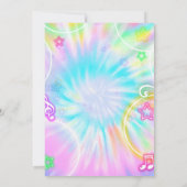 レインボーダンス誕生日 招待状 (裏面)