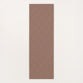 レインボーチェックスコットランドタータンチェック格子柄 ヨガマット (裏面)