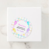 レインボーチェック&スターズ誕生日 フェイバータグ (インサイチュ)