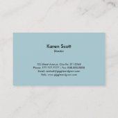 レインボーチャイルドケア/デイ気にビジネスカード 名刺 (裏面)