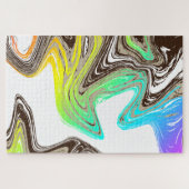 レインボーチョコレートストローク ジグソーパズル (横)