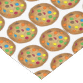 レインボーチョコレートチップクッキーベイクセール食品 テーブルクロス (アングル)