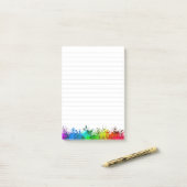 レインボーチョークダスト 3M Post-it® ノート ポストイット (デスク上)