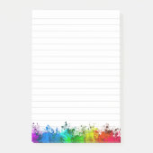 レインボーチョークダスト 3M Post-it® ノート ポストイット (正面)