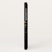 レインボーチンパンジーオンブラック Case-Mate iPhoneケース (裏面/左)