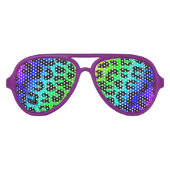 レインボーチータサングラス アビエーターサングラス (正面)