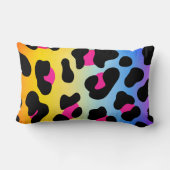 レインボーチータープリントランバーピロー ランバークッション (裏面)