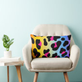 レインボーチータープリントランバーピロー ランバークッション (椅子)