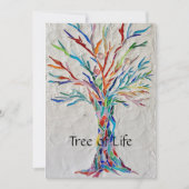 レインボーツリーオブライフモザイク シーズンカード (正面)