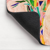 レインボーツリーヨガインストラクターマウスパッド マウスパッド (コーナー)