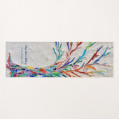 レインボーツリーヨガインストラクター ヨガマット (正面(横))