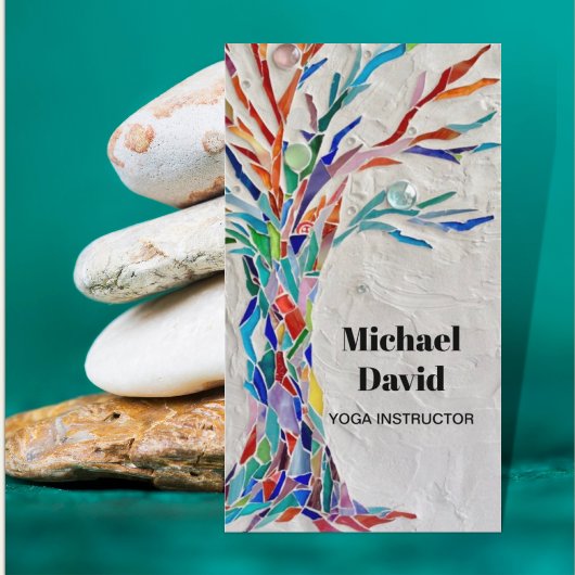 レインボーツリーヨガインストラクター 名刺