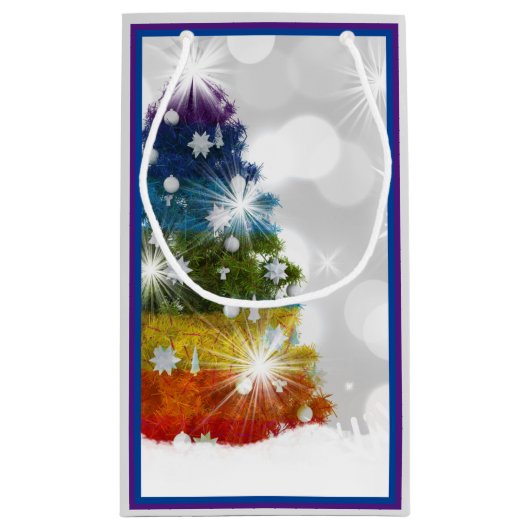 レインボーツリー抱き枕 スモールペーパーバッグ (裏面)