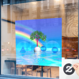 レインボーツリー ウィンドウサイン