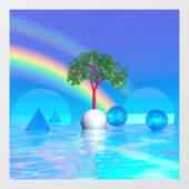 レインボーツリー ウィンドウサイン (シート)