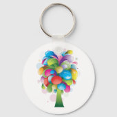 レインボーツリー キーホルダー (正面)