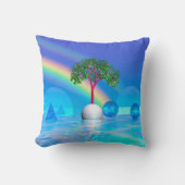 レインボーツリー クッション (正面)