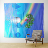 レインボーツリー タペストリー (インサイチュ(横))