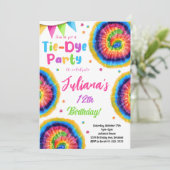 レインボーティエディ誕生日招待状 招待状 (スタンド正面)