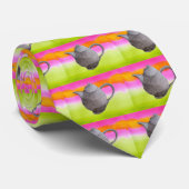 レインボーティーポ芸術品を気取ったット茶パーティー ネクタイ (ロール)