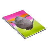 レインボーティーポ芸術品を気取ったット茶パーティー ノートブック (右側)