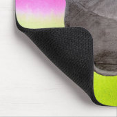 レインボーティーポ芸術品を気取ったット茶パーティー マウスパッド (コーナー)