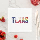 レインボーテキサス州国旗のデザイン誇りを持ったfor LGBT Texan スタンダードランチョンナプキン (インサイチュ)