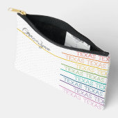 レインボーテキサス州、テキサス州、テキサス州 アクセサリーポーチ (見開き)