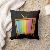 レインボーテレビ クッション (ブランケット)