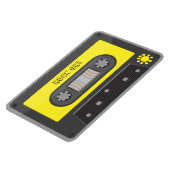 レインボーテープマグネット付きイエローカセットのロック マグネット (左側)