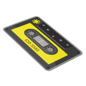 レインボーテープマグネット付きイエローカセットのロック マグネット (右側)