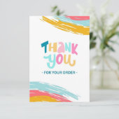 レインボーテーマサンキューカード サンキューカード (スタンド正面)