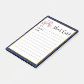 レインボーテーマハッピー先生メール投稿Itメモ ポストイット (アングル)