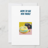 レインボーテーマバースデーパーティー 招待状 (裏面)