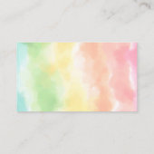 レインボーディスプレイシャワーカード エンクロージャーカード (裏面)