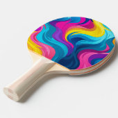 レインボーディライト 卓球ラケット (正面アングル)