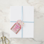 レインボーデイジーサンキュー ギフトタグ (より糸付き)