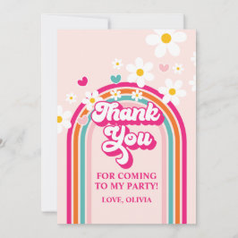 レインボーデイジーサンキュー 招待状