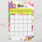 レインボーデイジーストリップデザイン (裏面)