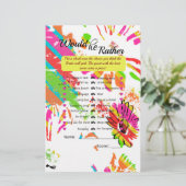 レインボーデイジーストリップデザイン (スタンド正面)